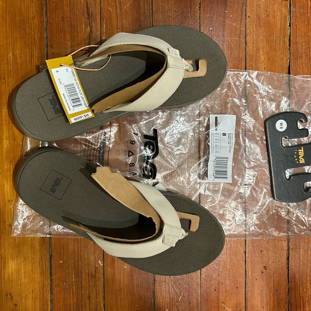 New Teva Flip Flops